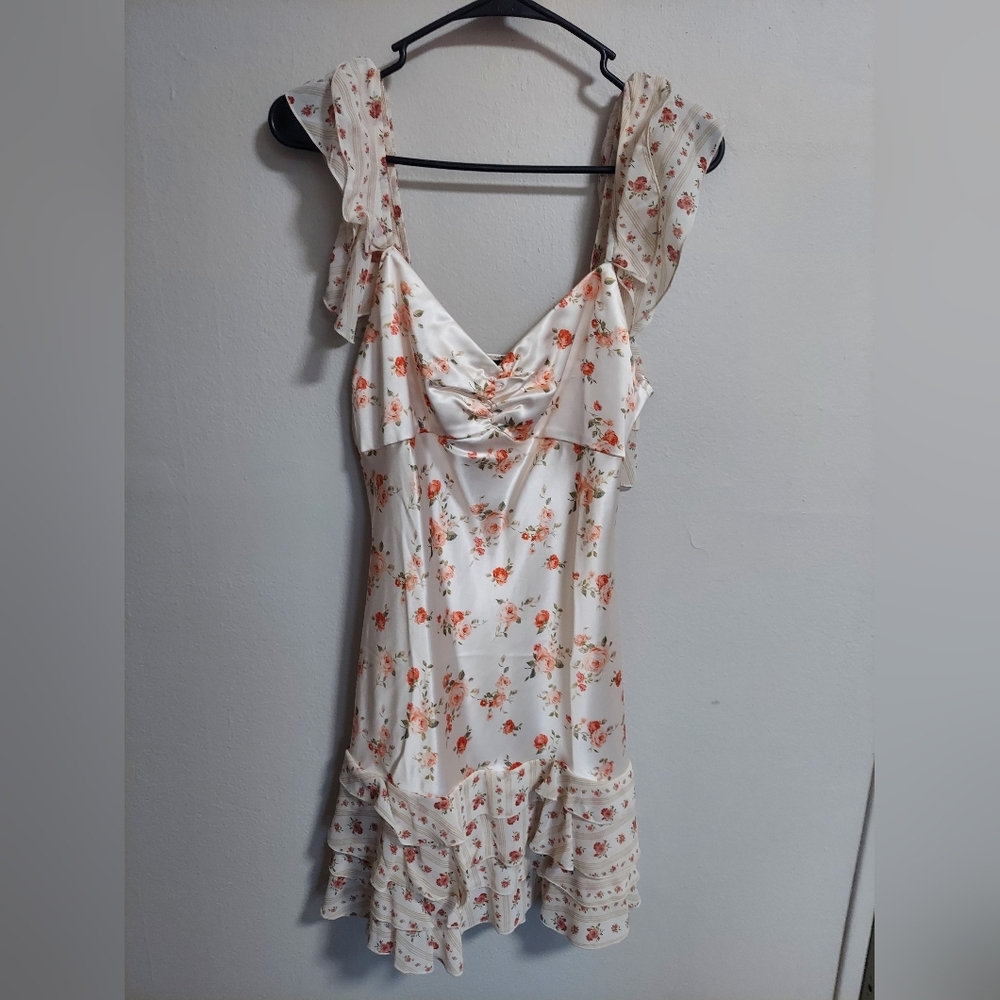 Forever 21 White Floral Mini Dress